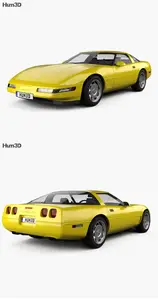 Chevrolet Corvette (C4) 1996 - 3D Model