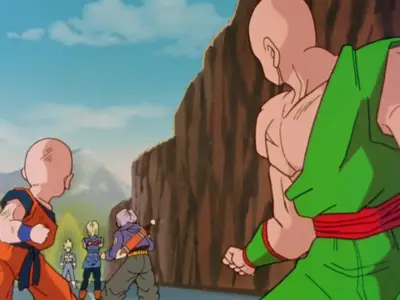 Dragon Ball Kai (2009) - S01E65 A Cute Face and Super Power!! #18 vs Vegeta -Chotab