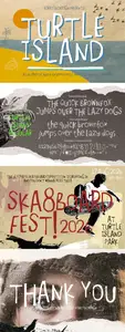 Turtle Island Hand-Drawn Font JXK5CPB