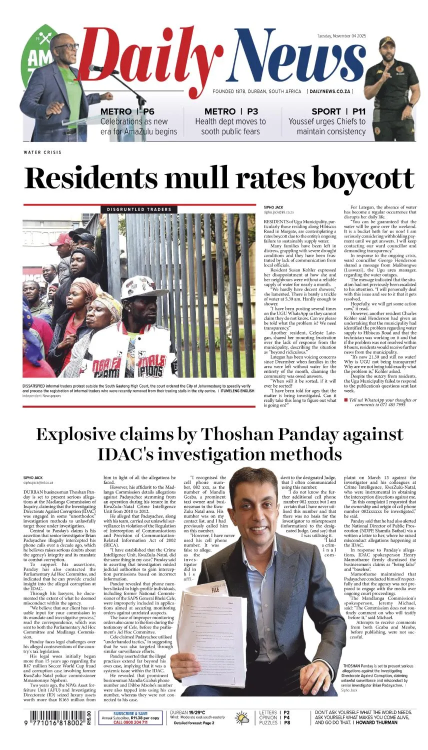 Daily News - 4 November 2025