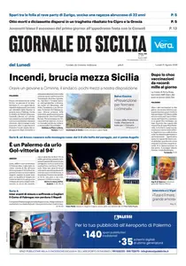 Giornale di Sicilia Palermo - 31 Agosto 2026
