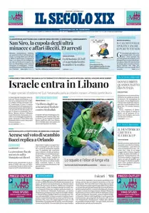 Il Secolo XIX Genova - 1 Ottobre 2024