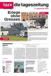 taz die tageszeitung - 11 September 2025