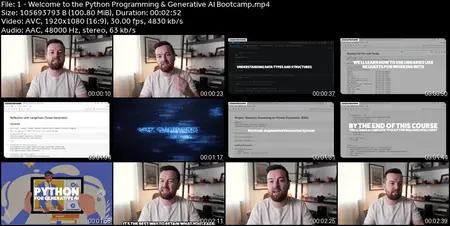 The Complete Generative AI and Python Programming Bootcamp