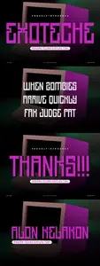 Exoteche - Modern Tech Font QAGDXXB