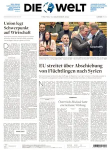 Die Welt - 13 Dezember 2024