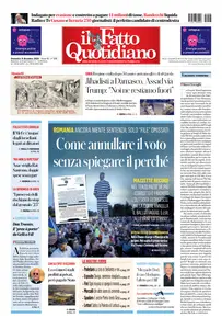 Il Fatto Quotidiano - 8 Dicembre 2024