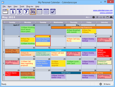 Duality Software Calendarscope 7.5.0 Portable
