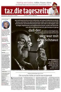 Tageszeitung TAZ vom 14 April 2015