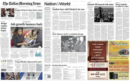 The Dallas Morning News – October 22, 2022