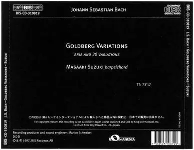 Masaaki Suzuki - J.S. Bach: Goldberg Variations (1997)