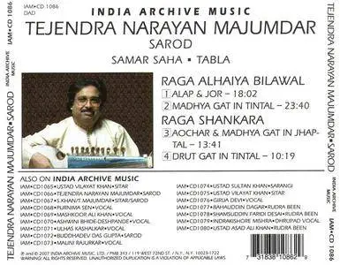 Tejendra Marayan Majumdar - Raga Alhaiya Bilawal/Shankara (2007) {India Archive Music} **[RE-UP]**