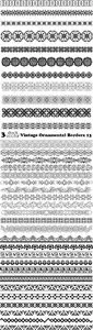 Vectors - Vintage Ornamental Borders 13
