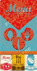 Menu cover for restaurant and cafe vector