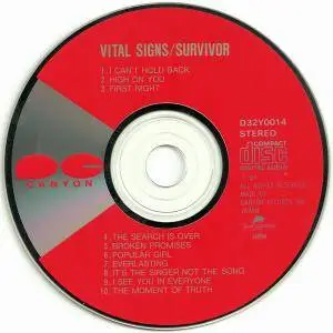 Survivor - Vital Signs (1984) {1985, Japan 1st Press}