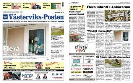 Västerviks-Posten – 18 oktober 2017