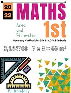 maths 1st Area and Perimeter Geometry Workbook