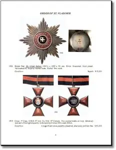THE NEW YORK SALE Auction XVI Russian Orders, Medals and Badges