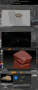 Creating Rock Structures for Games in ZBrush and Unreal Engine