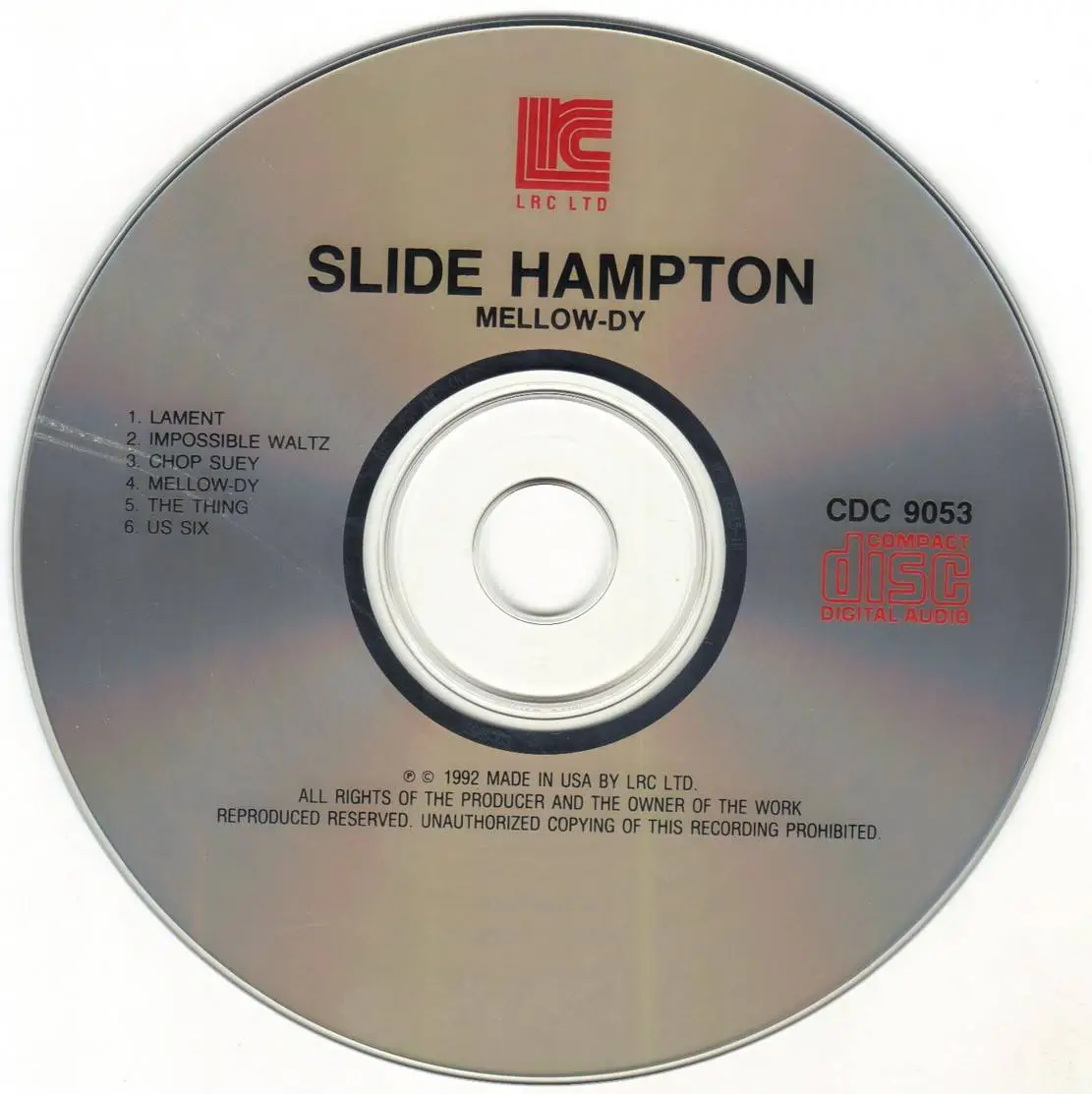 Slide Hampton - Mellow-Dy (1968) {Lester Recording CDC9053 rel 1992}