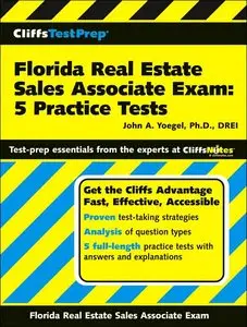 CliffsTestPrep Florida Real Estate Sales Associate Exam: 5 Practice Tests