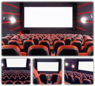 Cinema auditorium - Stock Photo