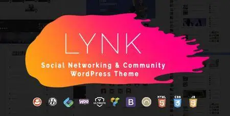 ThemeForest - Lynk v1.0.6 - Social Networking and Community WordPress Theme - 20287264
