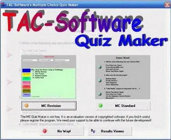 TAC-Soft Multiple Choice Quiz Maker 12.8.0 BILINGUAL