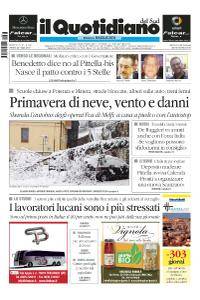 il Quotidiano del Sud Basilicata - 23 Marzo 2018
