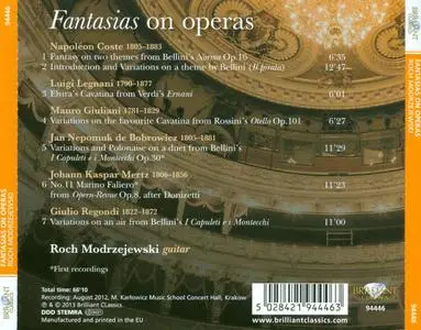 Roch Modrzejewski - Fantasias on Operas by Bellini, Rossini, Donizetti, Verdi (2013)