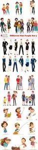 Vectors - Different Flat People Set 5