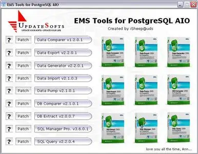 EMS Tools for PostgreSQL AIO
