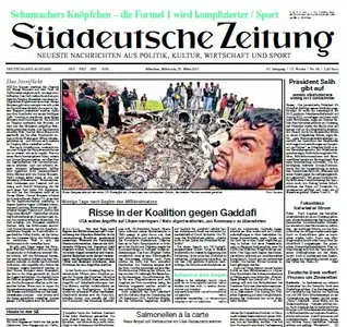 Süddeutsche Zeitung vom 23 März 2011