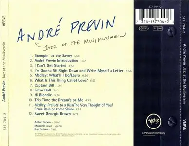 Andre Previn - Jazz at the Musikverein