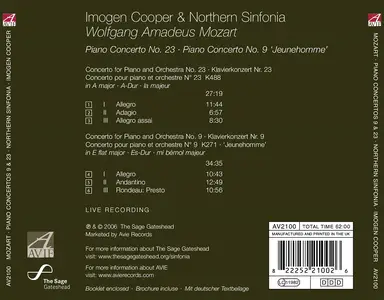 Imogen Cooper, Northern Sinfonia - Wolfgang Amadeus Mozart: Piano Concerto Nos. 23 & 9 'Jeunehomme' (2006)