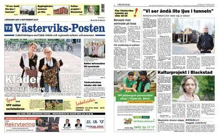 Västerviks-Posten – 02 september 2017