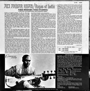 Ali Akbar Khan - Ragas Of India: Raga Madhabi/Raga Khammaj (vinyl rip) (1970) {Connoisseur Society}