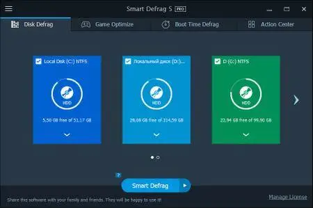 IObit Smart Defrag Pro 5.4.0.998 Multilingual + Portable