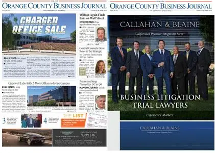 Orange County Business Journal – October 22, 2018