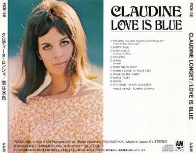 Claudine Longet - Love Is Blue (1968) Japanese Reissue 1994