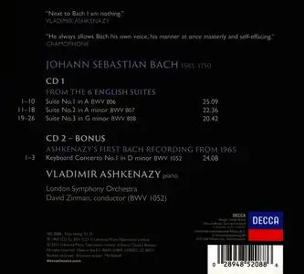 Vladimir Ashkenazy - Johann Sebastian Bach: English Suites 1-3 (2021)