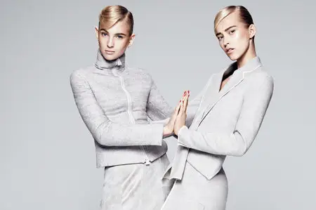Eva Berzina, Nastya Sten - Paola Kudacki Photoshoot for Vogue Japan, October 2015