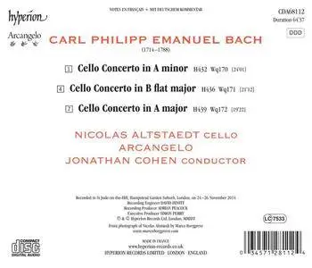 Nicolas Alstaedt ‎- C.P.E. Bach: Cello Concertos (2016)