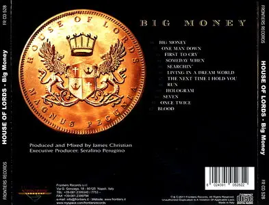 House Of Lords - Big Money (2011) Repost