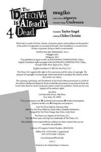 Yen Press-The Detective Is Already Dead Vol 04 Manga 2023 Hybrid Comic eBook