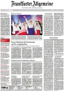 Frankfurter Allgemeine Zeitung vom 25. Mai 2012