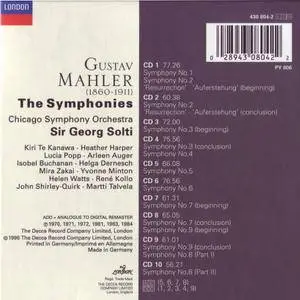 Chicago Symphony Orchestra, Sir Georg Solti - Mahler: The Symphonies (1992)