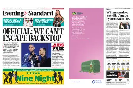 London Evening Standard – December 05, 2018