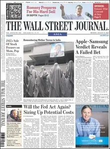 The Wall Street Journal - 27 August 2012 (Asia)