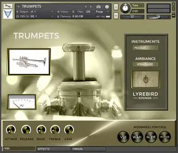 Lyrebird Sounds Trumpets KONTAKT